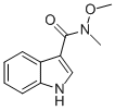 N-methoxy-n-methyl-1h-indole-3-carboxamide Structure,214759-95-2Structure