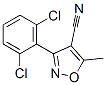 3-(2,6-Dichlorophenyl)-5-methyl-4-isoxazolecarbonitrile Structure,21486-28-2Structure