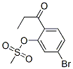 5-Bromo-2-propionylphenyl methanesulfonate Structure,215815-08-0Structure