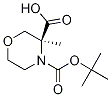 (S)-4-tert-butyl 3-methyl morpholine-3,4-dicarboxylate Structure,215917-98-9Structure