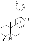 15,16-Epoxy-12S-hydroxylabda-8(17),13(16),14-triene Structure,216011-55-1Structure