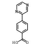 4-(Pyrazin-2-yl)benzoic acid Structure,216060-23-0Structure