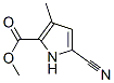 Pyrrole-2-carboxylic acid, 5-cyano-3-methyl-, methyl ester (8ci) Structure,21636-02-2Structure