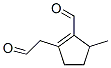 1-Cyclopentene-1-acetaldehyde, 2-formyl-3-methyl- (9ci) Structure,216512-70-8Structure