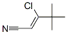 3-Chloro-4,4-dimethylpent-2-enenitrile Structure,216574-58-2Structure