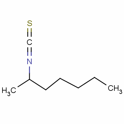 2-Heptyl isothiocyanate Structure,21663-51-4Structure