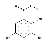 Methyl 3,5-dibromo-2-hydroxybenzoate Structure,21702-79-4Structure