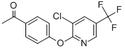 2-(4-Acetophenoxy)-3-chloro-5-(trifluoromethyl)pyridine Structure,217186-15-7Structure