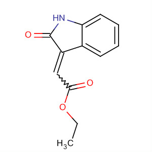 3-Methyleneoxindole acetic acid ethyl ester Structure,21728-28-9Structure