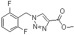 1-[(2,6-Difluorophenyl)methyl]-1h-1,2,3-triazole-4-carboxylic acid methyl ester Structure,217448-86-7Structure