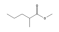 Methyl 2-methylpentanoate Structure,2177-77-7Structure