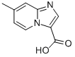 7-Methylimidazo(1,2-a)pyridine-3-carboxylicacid Structure,21801-80-9Structure