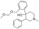 4-(2-((Methoxymethoxy)methyl)phenyl)-1-methyl-3-phenylpiperidin-4-ol Structure,218288-37-0Structure