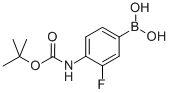 4-N-boc-amino-3-fluorophenylboronic acid Structure,218301-87-2Structure