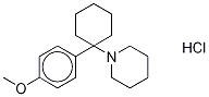 1-(1-(4-Methoxyphenyl)cyclohexyl)piperidine hcl Structure,2185-93-5Structure