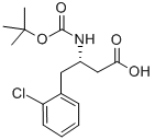 Boc-(s)-3-amino-4-(2-chlorophenyl)butanoic acid Structure,218608-95-8Structure