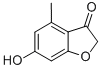 6-Hydroxy-4-methyl-1-benzofuran-3(2h)-one Structure,21861-32-5Structure