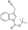 [1-(Tert-butoxycarbonyl)indol-3-yl]acetonitrile Structure,218772-62-4Structure