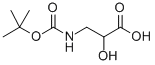 3-((Tert-butoxycarbonyl)amino)-2-hydroxypropanoicacid Structure,218916-64-4Structure