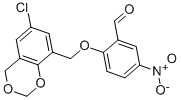 2-[(6-Chloro-4h-1,3-benzodioxin-8-yl)methoxy]-5-nitrobenzaldehyde Structure,219539-02-3Structure