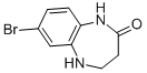 7-Bromo-4,5-dihydro-1h-benzo[b][1,4]diazepin-2(3h)-one Structure,219686-43-8Structure