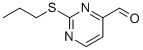 2-Propylsulfanyl-pyrimidine-4-carbaldehyde Structure,219729-65-4Structure