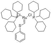 Bis(tricyclohexylphosphine)[(phenylthio)methylene]ruthenium(II) dichloride Structure,219770-99-7Structure