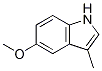 5-Methoxy-3-methyl-1h-indole Structure,21987-25-7Structure