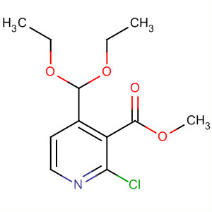 Methyl 2-chloro-4-(diethoxymethyl)nicotinate Structure,219908-82-4Structure