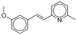 2-Methyl-6-[(3-methoxyphenyl)ethenyl]pyridine Structure,219911-88-3Structure