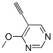 Pyrimidine, 5-ethynyl-4-methoxy- (9ci) Structure,219915-20-5Structure