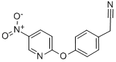 2-[4-[(5-Nitro-2-pyridyl)oxy]phenyl]acetonitrile Structure,219928-36-6Structure