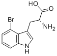 (R)-2-amino-3-(4-bromo-1h-indol-3-yl)propanoicacid Structure,219943-61-0Structure