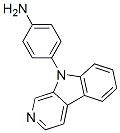 9-(4-aminophenyl)-9h-pyrido[3,4-b]indole Structure,219959-86-1Structure