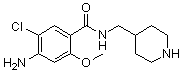 4-Amino-5-chloro-2-methoxy-n-(4-piperidinylmethyl)benzamide Structure,220032-26-8Structure