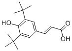 3,5-Di-tert-butyl-4-hydroxycinnamic acid Structure,22014-01-3Structure