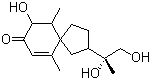 3,11,12-Trihydroxyspirovetiv-1(10)-en-2-one Structure,220328-03-0Structure