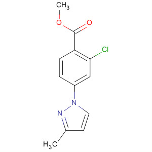 Methyl 2-chloro-4-(3-methyl-1h-pyrazol-1-yl)benzoate Structure,220462-02-2Structure