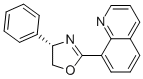 (S)-4-phenyl-2-(quinolin-8-yl)-4,5-dihydrooxazole Structure,220628-99-9Structure