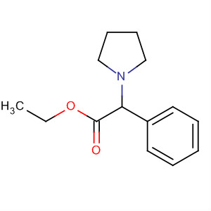 Phenyl-pyrrolidin-1-yl-acetic acid ethyl ester Structure,22083-21-2Structure