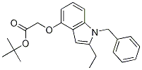 Tert-butyl 2-(1-benzyl-2-ethyl-1h-indol-4-yloxy)acetate Structure,220862-18-0Structure