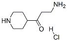 3-Amino-1-piperidin-4-yl-propan-1-one hydrochloride Structure,221043-84-1Structure