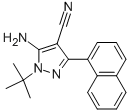 5-Amino-3-(1-naphthyl)-4-cyano-1-tert-butylpyrazole Structure,221243-34-1Structure