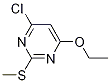 4-Chloro-6-ethoxy-2-methylsulfanyl-pyrimidine Structure,221679-84-1Structure