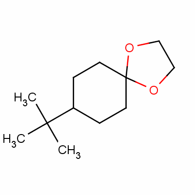 1,4-Dioxaspiro[4.5]decane, 8-(1,1-dimethylethyl)- Structure,2223-71-4Structure