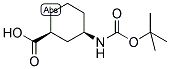 Cyclohexanecarboxylic acid, 3-[[(1,1-dimethylethoxy)carbonyl]amino]-, (1S,3R)- Structure,222530-34-9Structure