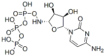 [[[[(2S,3s,4r,5r)-5-(4-amino-2-oxo-pyrimidin-1-yl)-3,4-dihydroxy-oxola n-2-yl]amino]oxy-hydroxy-phosphoryl]oxy-hydroxy-phosphoryl]oxyphosphon ic acid Structure,2226-74-6Structure