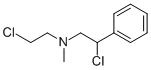 (2-Chloro-ethyl)-(2-chloro-2-phenyl-ethyl)-methyl-amine Structure,22270-22-0Structure