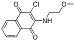 2-Chloro-3-((2-methoxyethyl)amino)naphthalene-1,4-dione Structure,22272-22-6Structure