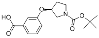 (S)-1-boc-3-(3-carboxy-phenoxy)-pyrrolidine Structure,222987-13-5Structure